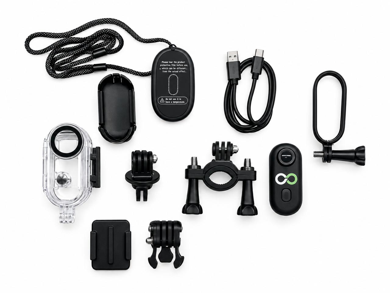 Contenido del kit de la Cámara POV LOOP 4K